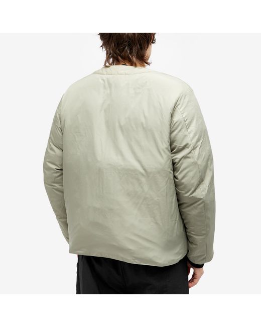 F/CE Green Reversible Recycled Down Cardigan for men