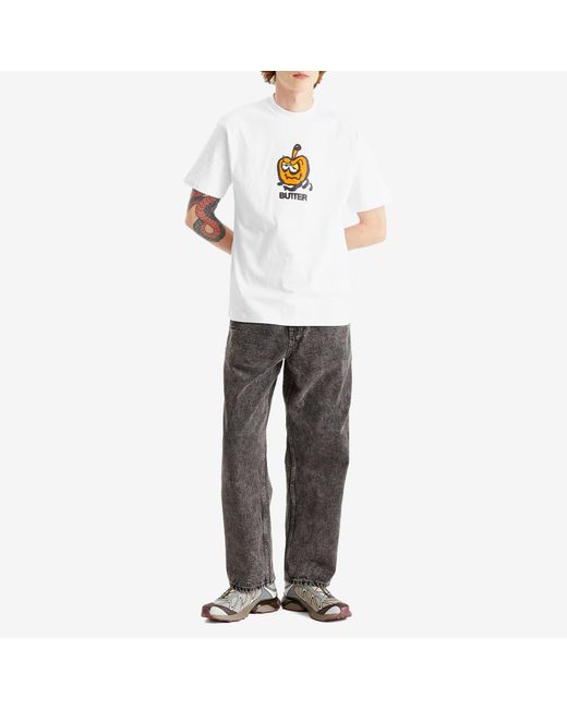 Butter Goods White Smug T-Shirt for men