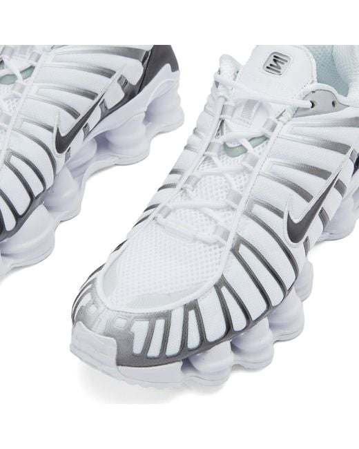 Nike White Shox Tl Sneaker
