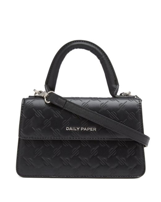 Daily Paper Black Meru Mini Monogram Bag