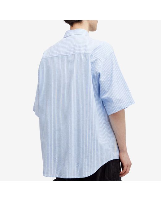 Pam Blue Cadence Boxy Short Sleeve Shirt for men