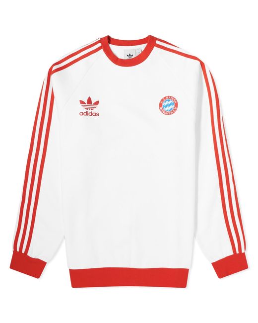 adidas Fc Bayern Munich Og Crew Sweater in Red for Men | Lyst