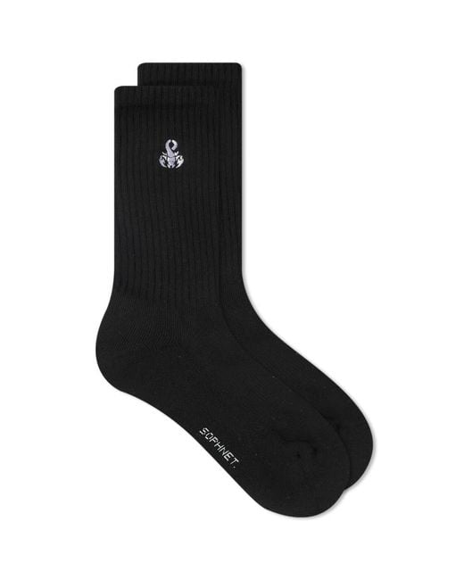 Sophnet Black Scorpion Sock for men