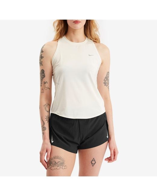 Nike White Swift Dri-Fit Tank Top