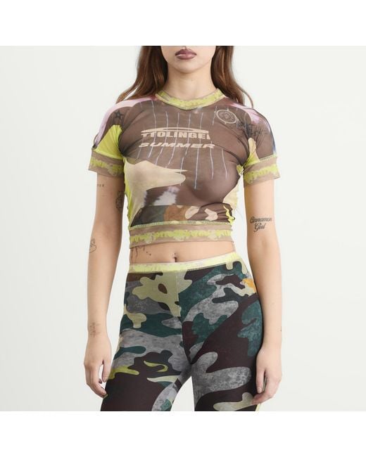 OTTOLINGER Gray Mesh Otto T-Shirt