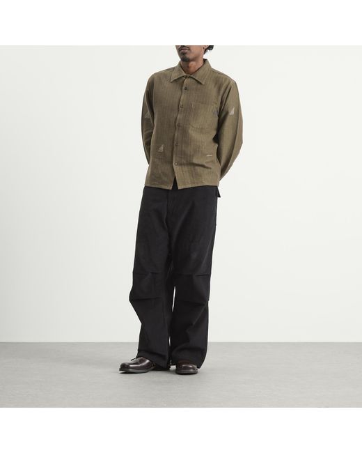Kardo Blue Abeer Cord Cargo Trouser for men