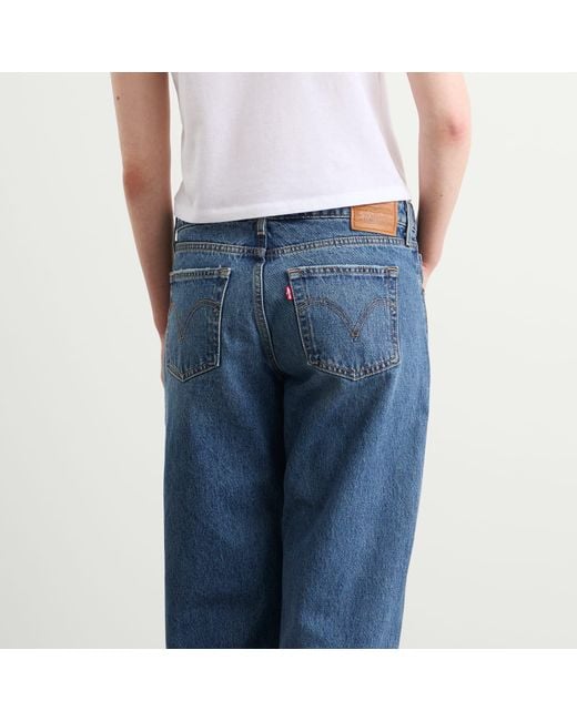 Levi's Blue Low Waisted Loose Jeans
