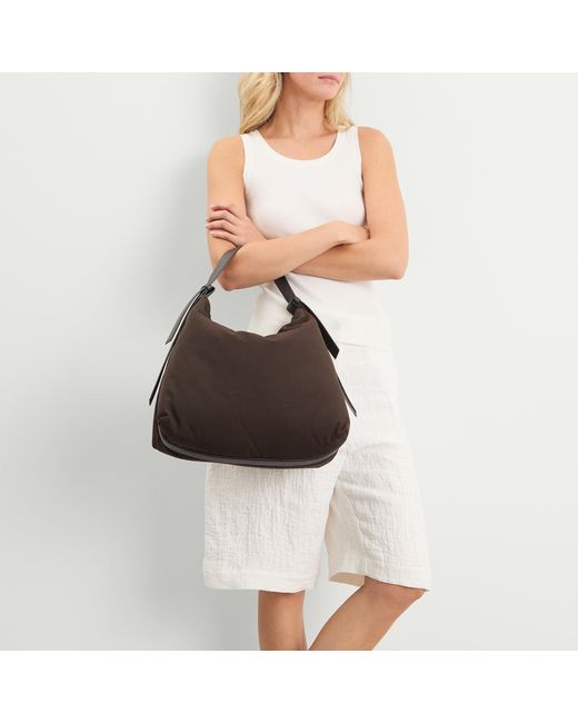 Studio Nicholson Brown Transit Nylon Shoulder Bag