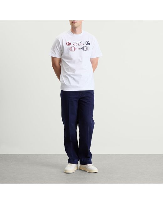 Gucci Blue Certified Denim Straight Leg Jeans for men