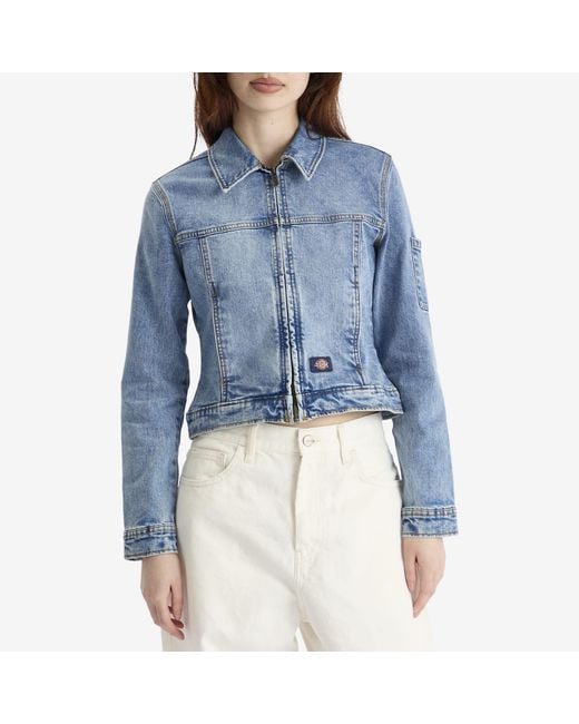 Dickies Blue Denim Slim Jacket