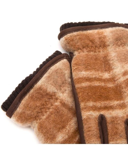 Hestra Brown Noah Gloves for men