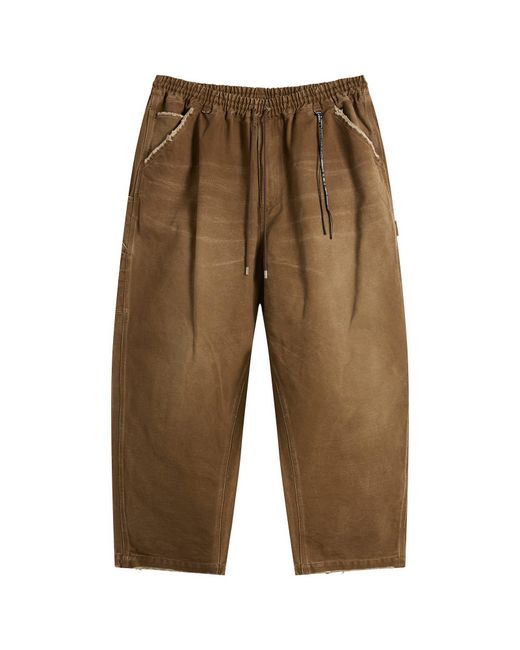 MASTERMIND WORLD Brown Wide Fit Duck Painter Pants for men