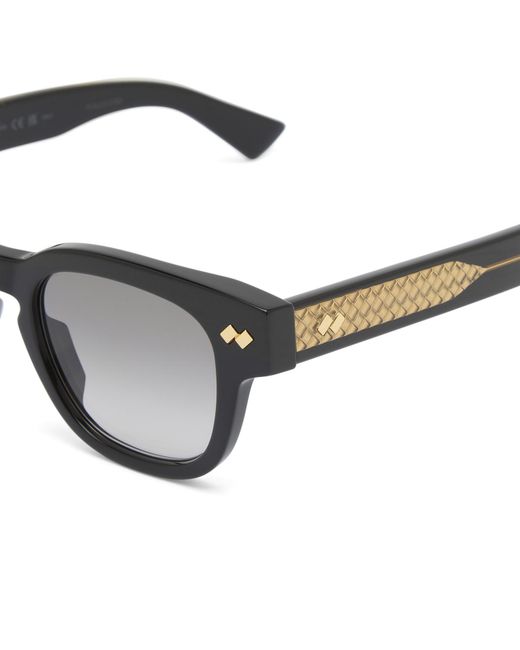 Bottega Veneta Gray Bottega Veneta Bv1441S Sunglasses
