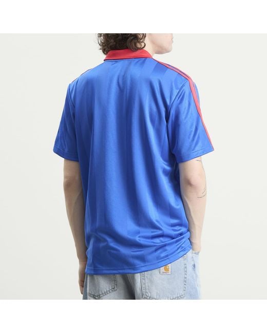 Adidas Blue Spellout Jersey for men