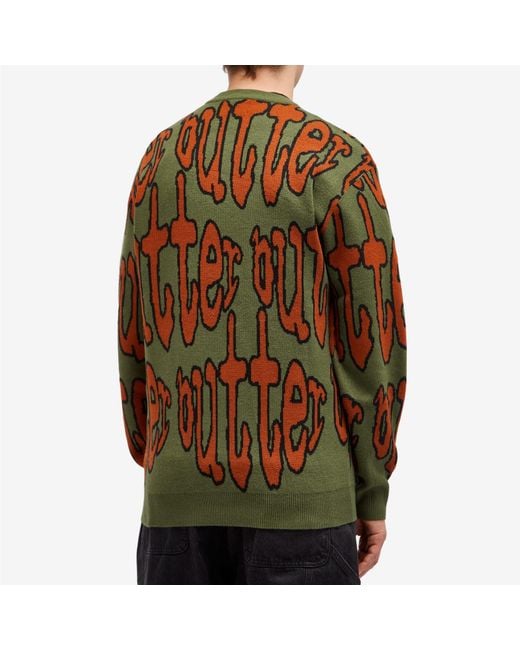 Butter Goods Multicolor Frenzy Knit Jumper for men