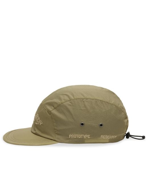 KA_YO_Prototype Green 5 Panel Ripstop Cap for men
