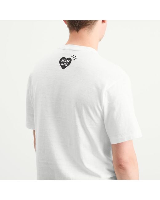 Human Made White Multi Heart T-Shirt for men
