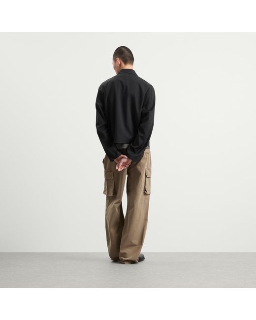 Our Legacy Black Wool Mini Zip Jacket for men