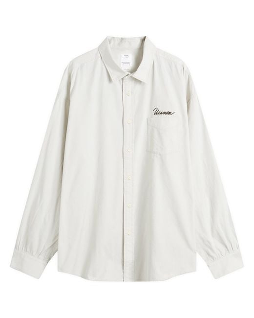 Visvim Steiner Shirt in White for Men | Lyst Visvim Steiner Shirt in White for Men | Lyst