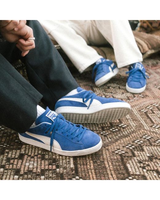 PUMA Blue End. X X Mangal Ii Suede Sneaker