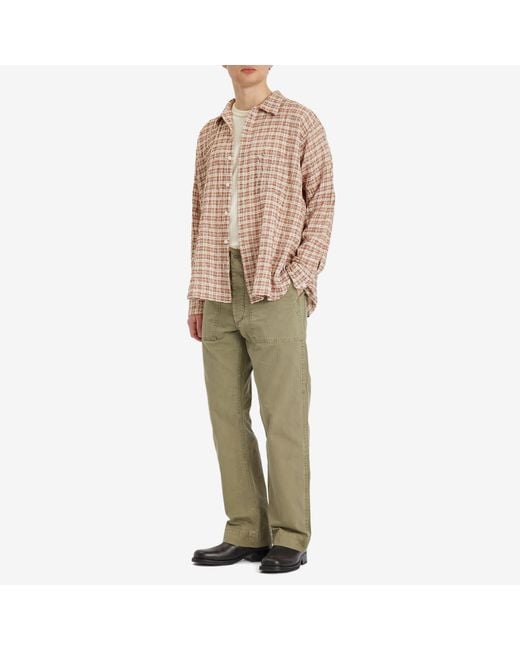 RRL Green Army Utility Pant for men