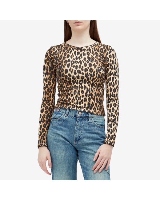 Damson Madder Brown Lua Pointelle Long Sleeve Top