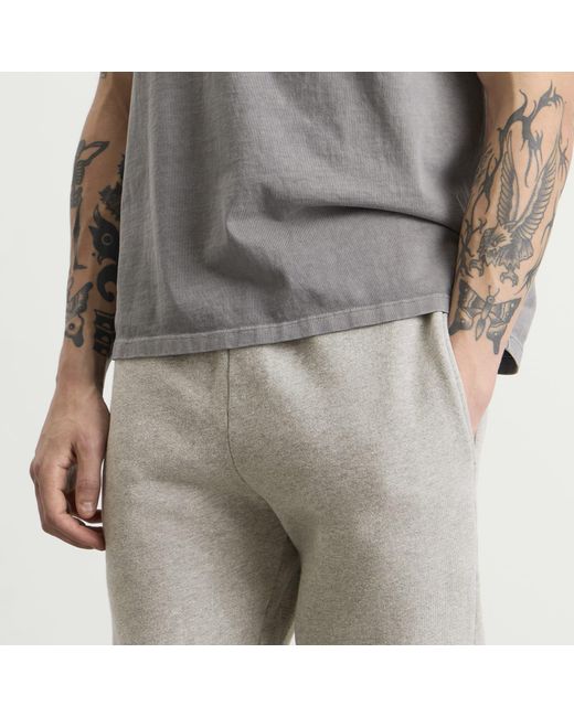 Les Tien Gray Heavyweight Classic Sweatpant for men