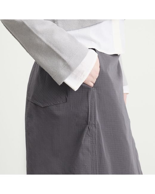 mfpen Gray Classic Wrap Skirt