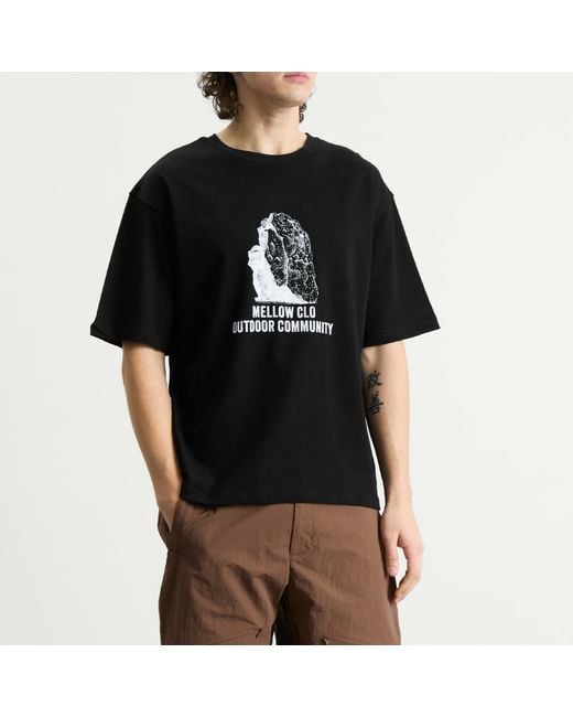 Mellow Clo Black Slab T-Shirt for men