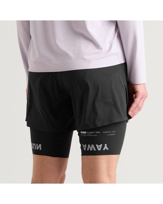 Satisfy Black Techsilk 8" Shorts for men