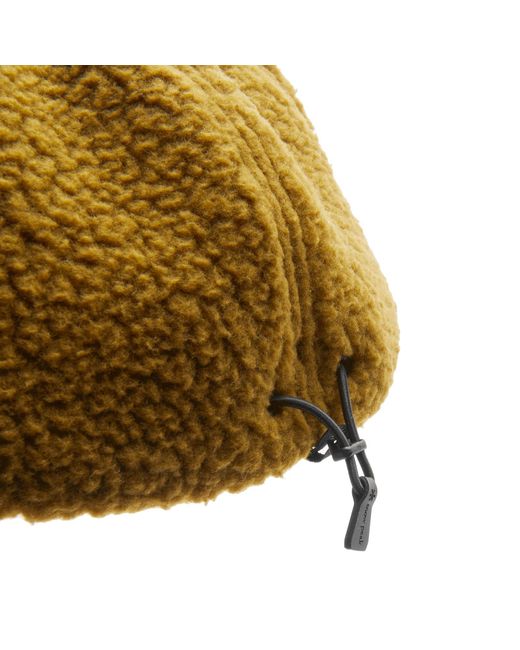 Snow Peak Brown Thermal Boa Fleece Cap for men