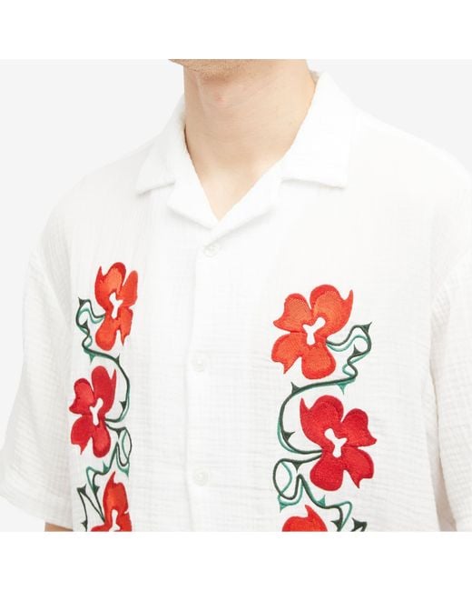 Edwin Kbar Embroidered Vacation Shirt for men