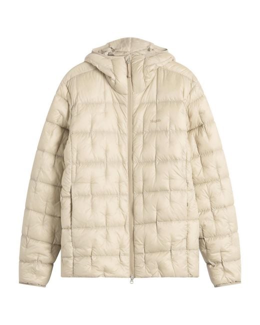 Haglöfs Natural Hede Down Hooded Jacket for men