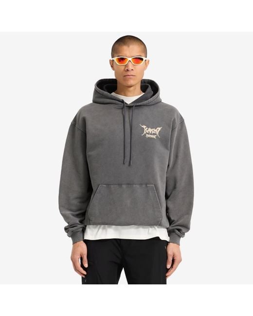 Represent Gray End. X 'Platinum' Oversized Hoodie for men