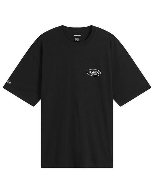 Neighborhood Black Ss-5 Nbhd Logo T-Shirt for men