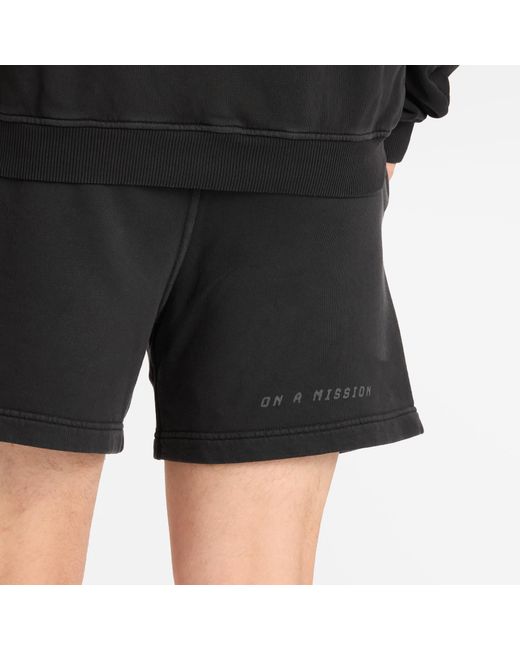 REPRESENT 247 Black Motion Short for men