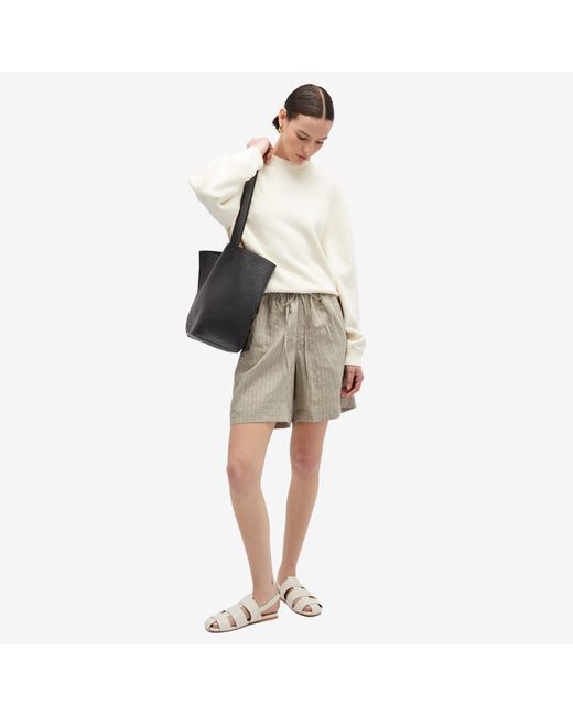 Studio Nicholson Natural Tie Front Short
