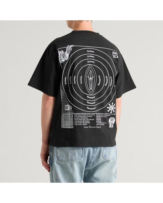 Ecstatic Research Black Guide T-Shirt for men