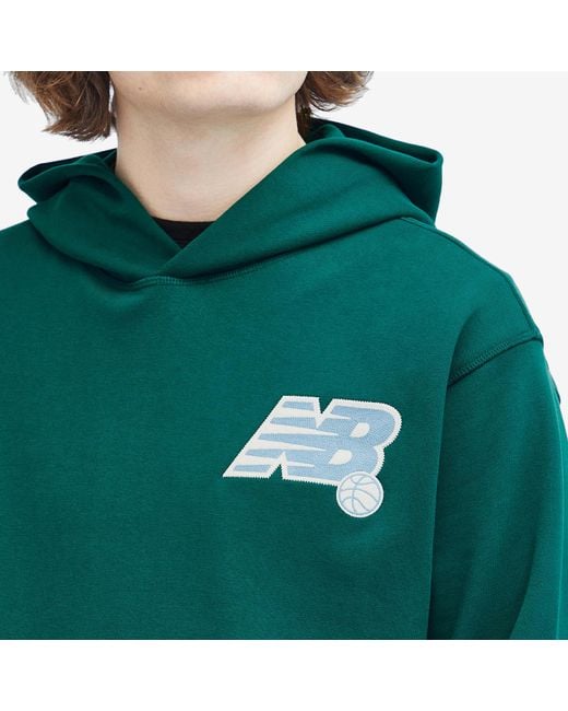 New Balance Green Athletics Relaxed 550 League Hoodie