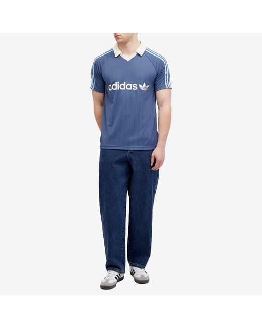 Adidas Blue Stripe Jersey for men