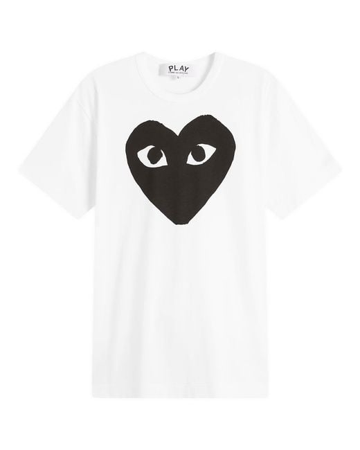 COMME DES GARÇONS PLAY Black Heart Logo T-Shirt for men