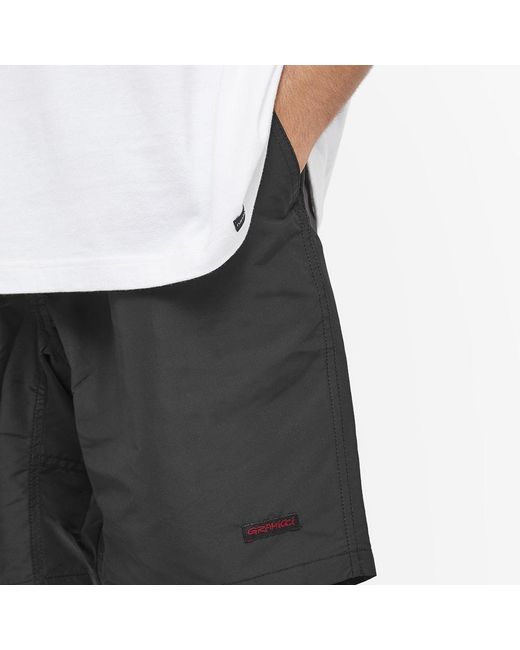 Gramicci Black Shell Packable Shorts for men