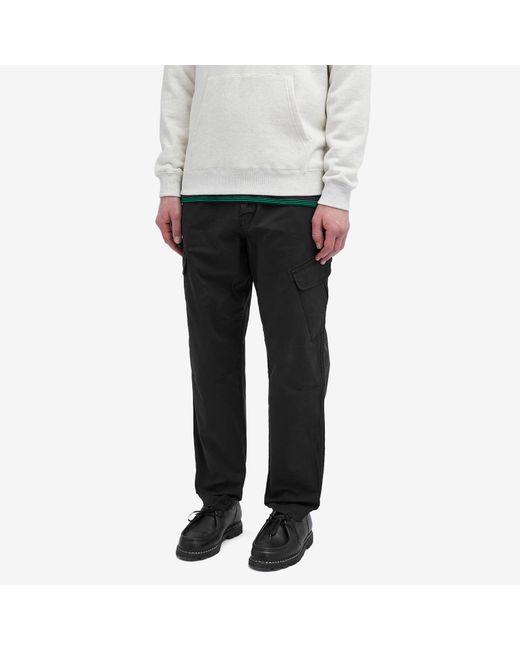 Paul Smith Black Straight Fit Cargo Trousers for men