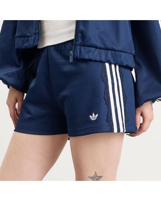 Adidas Blue Lace 3 Stripe Shorts