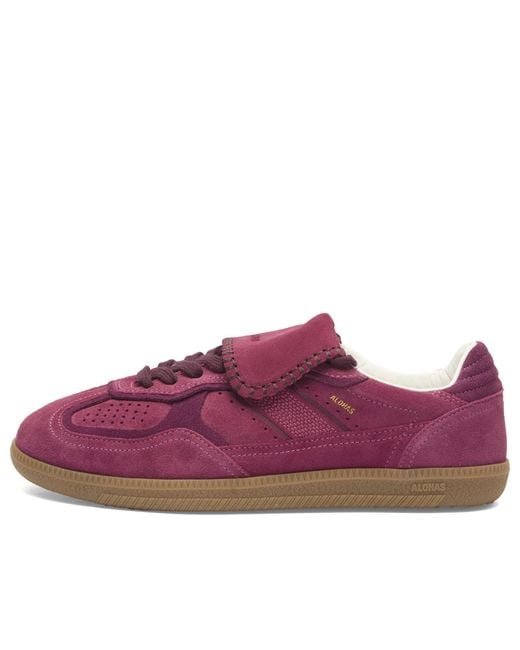 Alohas Purple Tb 490 Club Suede Leather Sneakers