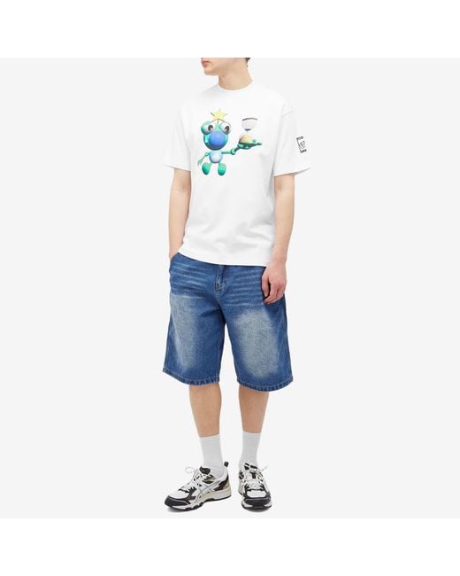 LO-FI White Countdown T-Shirt for men