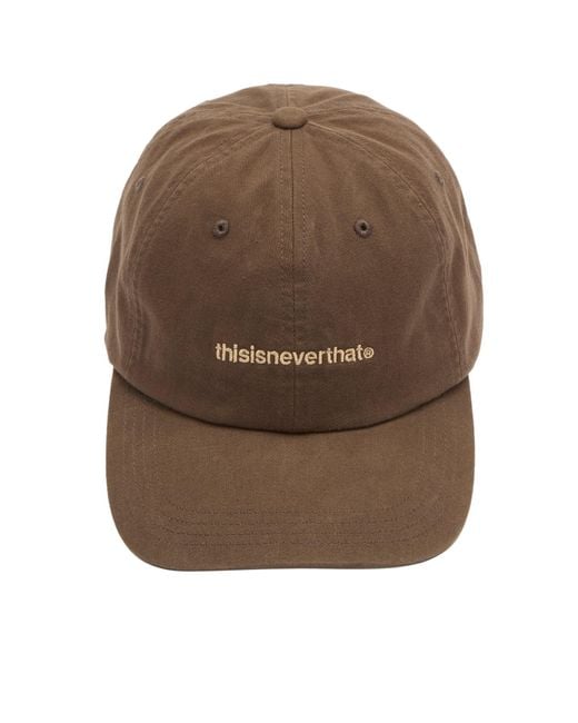 Thisisneverthat Brown T-Logo Cap for men