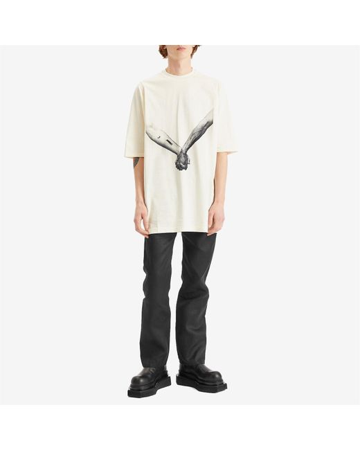 Rick Owens Gray Twill Headon Pants for men