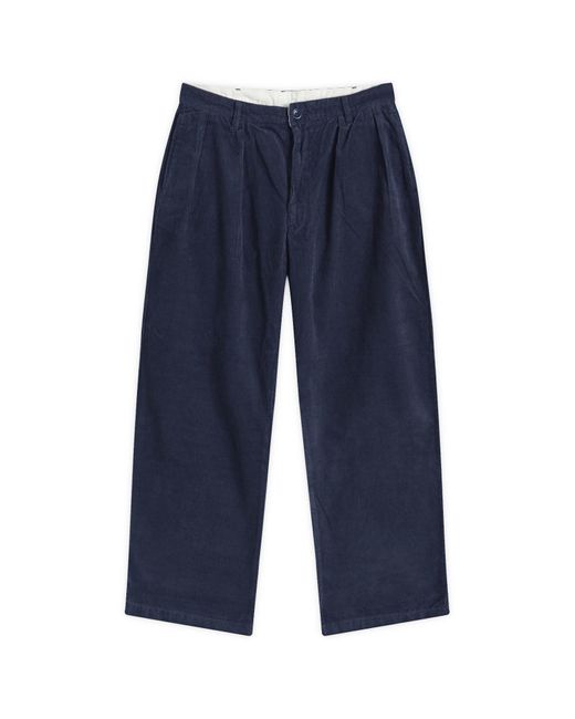 Service Works Blue Corduroy Part Timer Pants for men