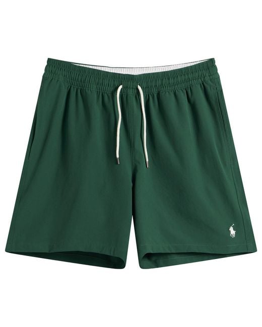 Polo Ralph Lauren Green Traveler Swim Shorts for men